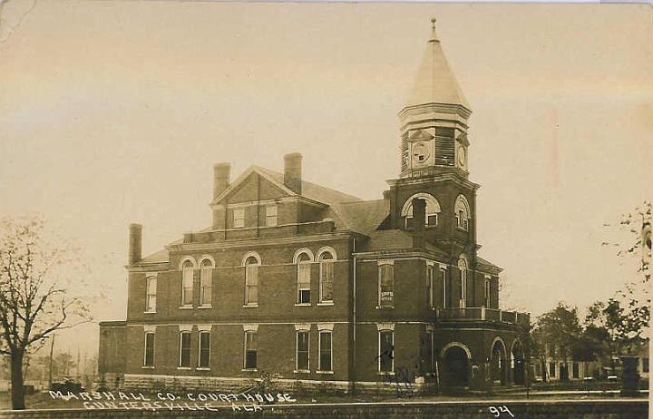 Marshall County Courthouse 19214 Oacar Horton Judge in 1929